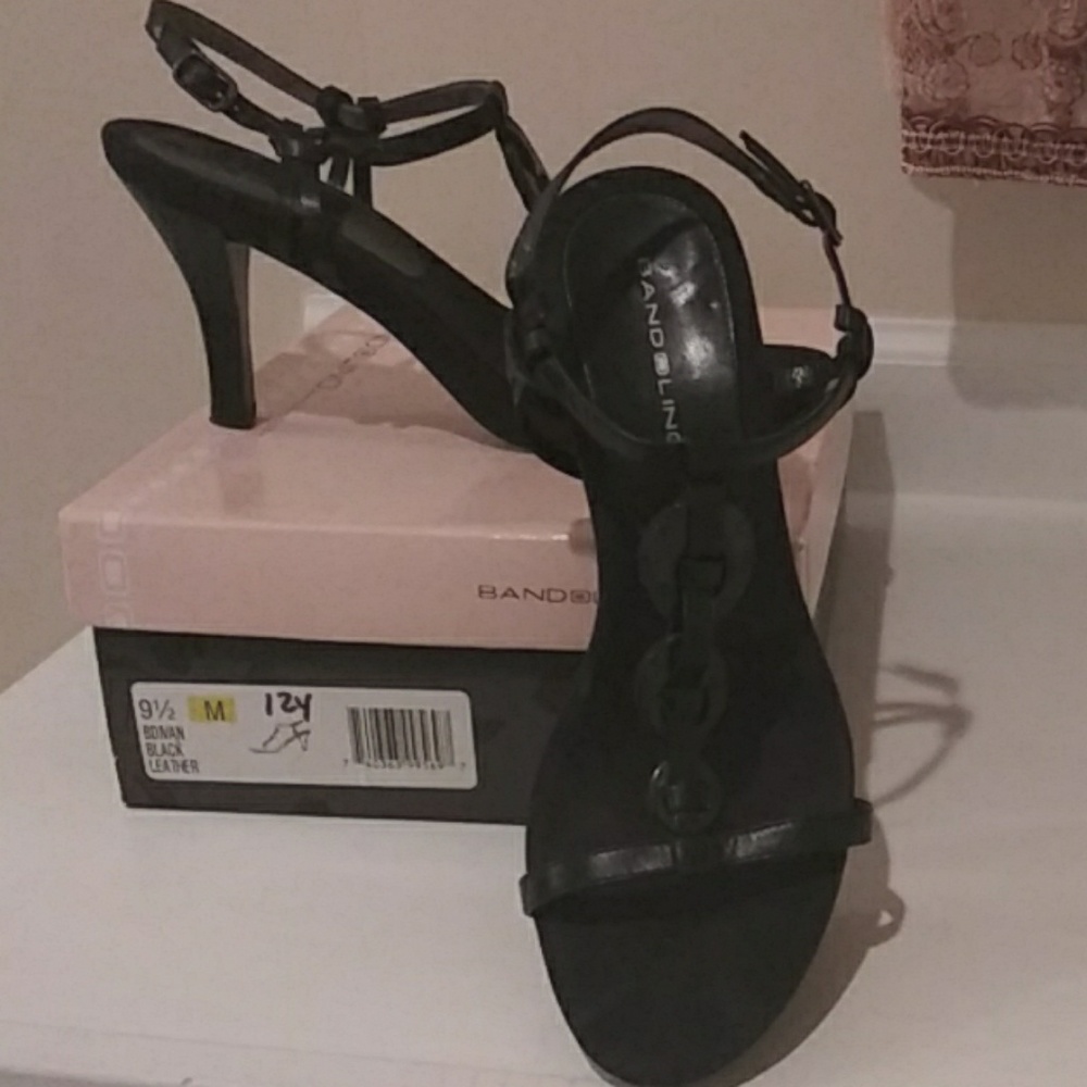 Black T-Strap Bandolino Heels (SOLD)